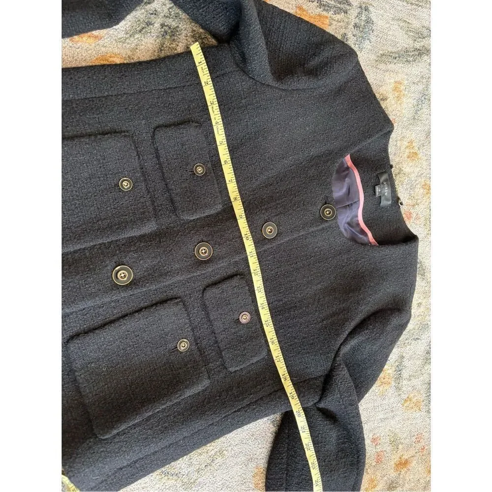 J. Crew- Lady jacket in maritime tweed Blazer 12